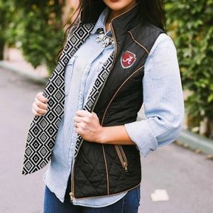 ALABAMA'KICK IT IN REVERSE' QUILTED PUFFER VEST
